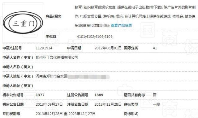 “三重門”商標(biāo)被無(wú)效宣告，申請(qǐng)商標(biāo)可不能亂來(lái)！