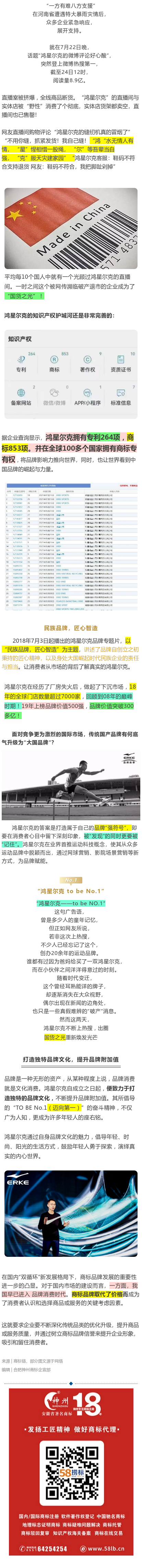 “鴻星爾克”攜853項(xiàng)商標(biāo)，榮登中國(guó)500最具價(jià)值品牌榜