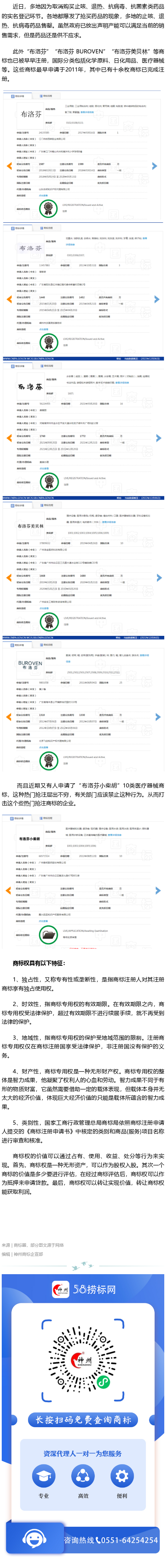 布洛芬商標(biāo)已被陸續(xù)注冊(cè)，已有商標(biāo)注冊(cè)成功